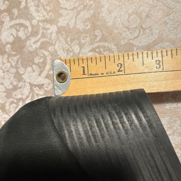 Eileen Fisher ~ Fig d’Orsay Black Leather Open Toe Shoes in size 9 - Picture 12 of 15